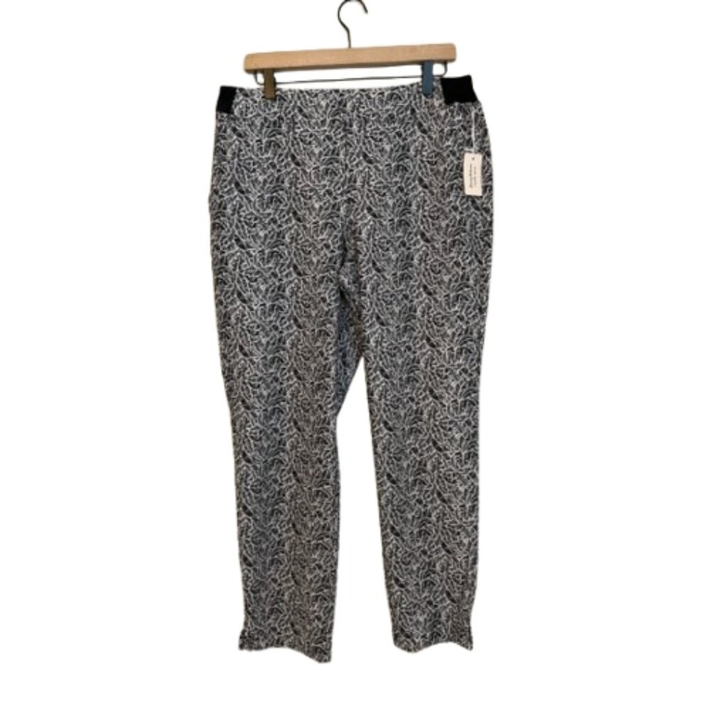Tommy Bahama Tropical Leaf Pull On Pants Medium Stretch Active Lightweight NWT